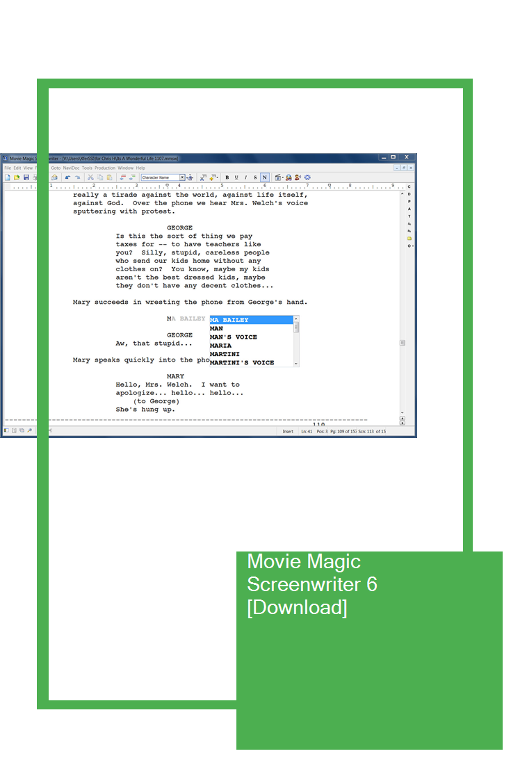 Download Movie Magic Screenwriter For Mac